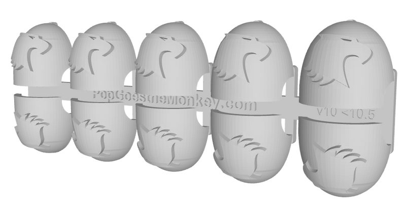 10x Stoic Raptors - G:10 Right Shoulder Pads