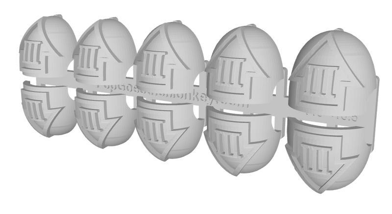 10x Tac-Arrow 2 / 3rd Squad - G:10 Right Shoulder Pads