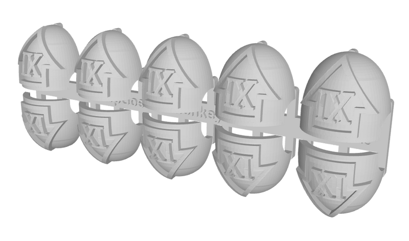 10x Tac-Arrow 2 / 9th Squad - G:10 Right Shoulder Pads