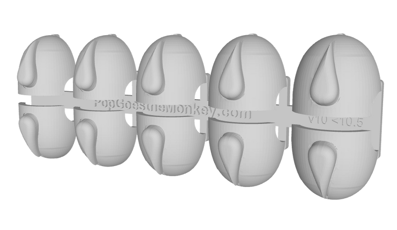 10x Teardrop - G:10 Right Shoulder Pads
