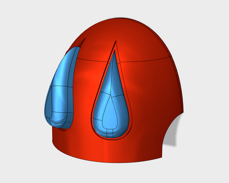 10x Two Drops - G:10 Right Shoulder Pads