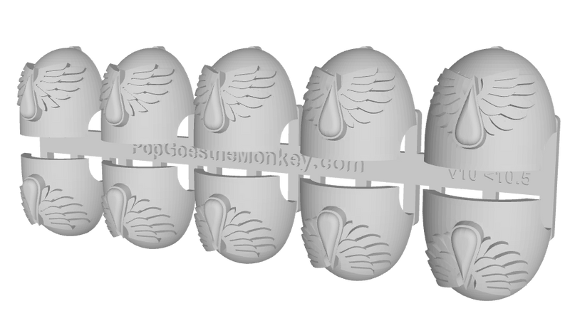 10x Angel Tears - G:10 Right Shoulder Pads