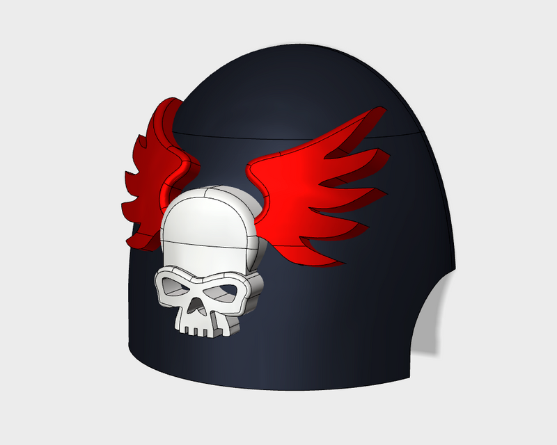 10x Angels Sanguine - G:10 Right Shoulder Pads