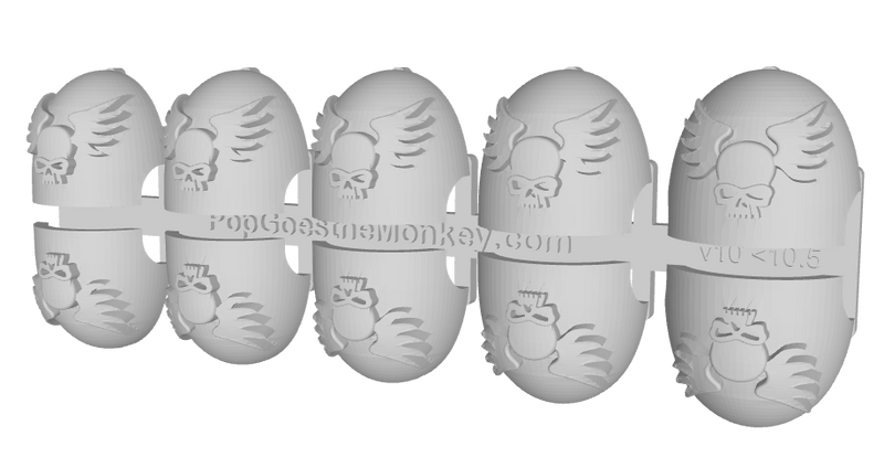 10x Angels Sanguine - G:10 Right Shoulder Pads