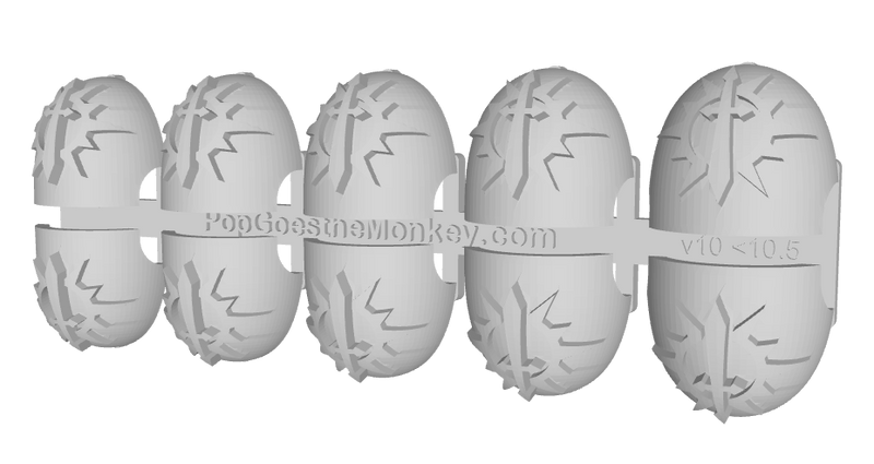 10x Consecrated Blades - G:10 Right Shoulder Pads