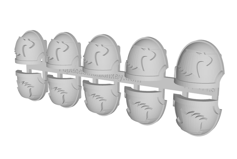 10x Stoic Raptors (R) - G:10a Shoulder Pads