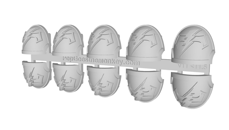 10x Storm Scarred - G:10a Shoulder Pads
