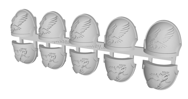 10x Strike Eagles - G:10a Shoulder Pads