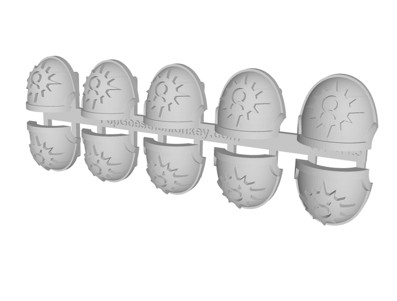 10x Auroran Suns - G:10a Left Shoulders
