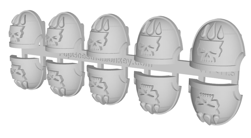 10x Crown of Blood - G:10a Shoulder Pads