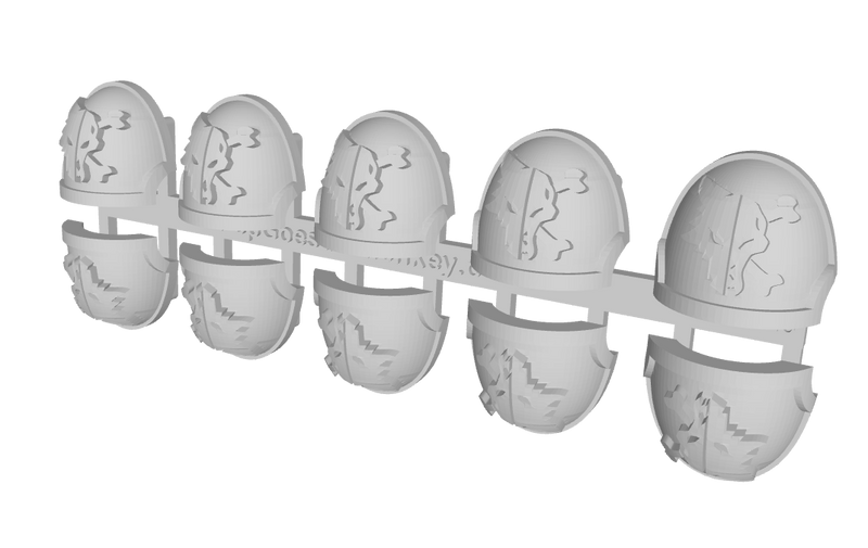 10x Death Hunters - G:10a Left Shoulders