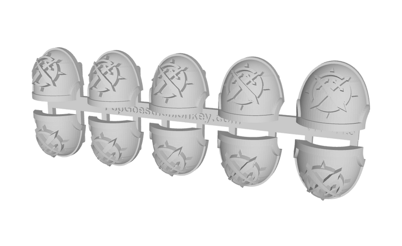 10x Death Knights - G:10a Shoulder Pads