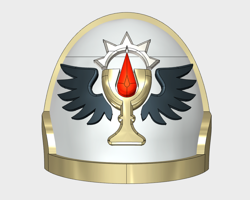 10x Grail Knights - G:10a Shoulder Pads