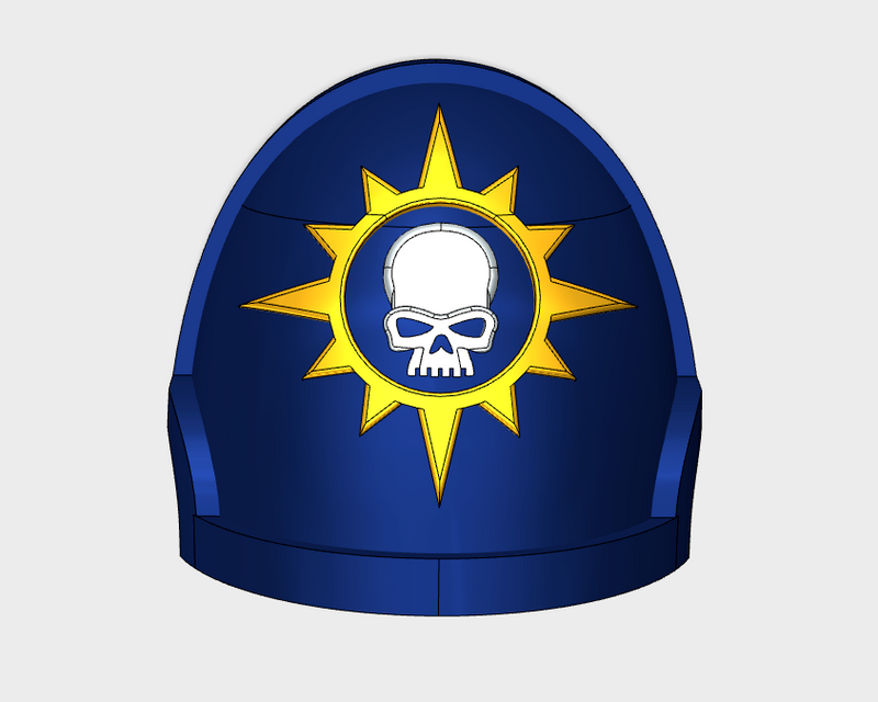 10x Nova Skulls - G:10a Shoulder Pads