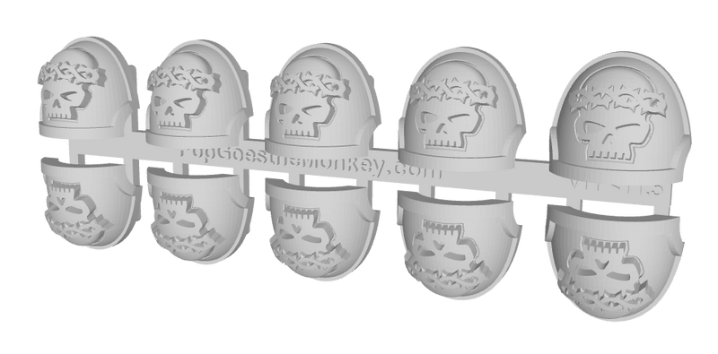 10x Penitent Lords - G:10a Shoulder Pads