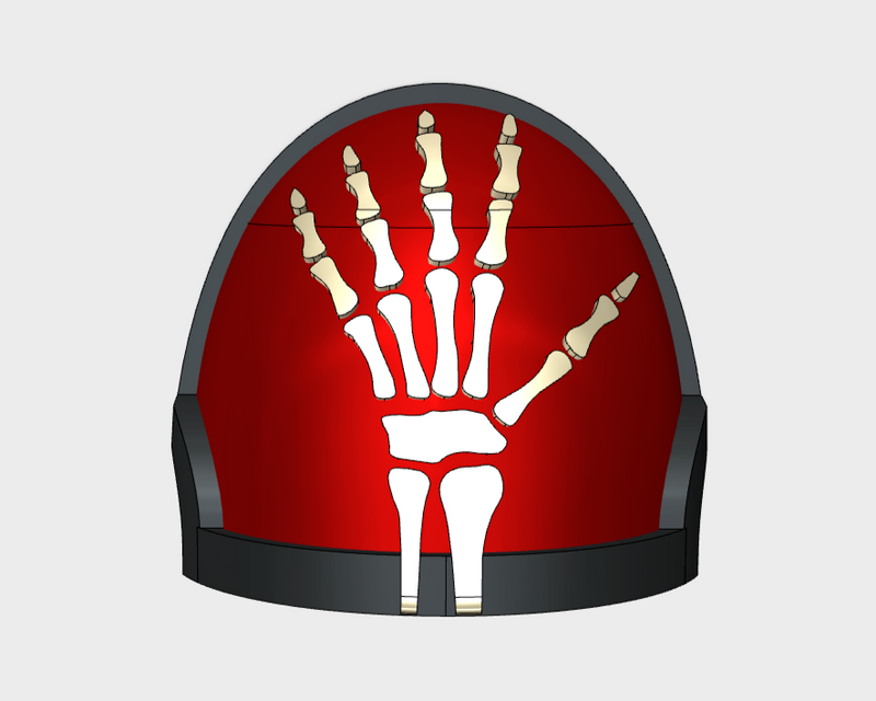 10x Skeletal Hand L - G:10a Shoulder Pads