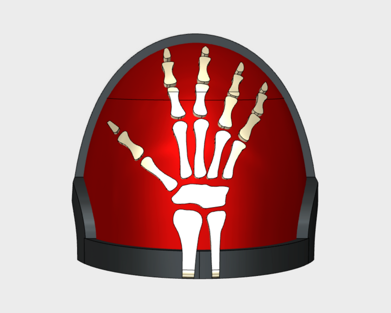 10x Skeletal Hand R - G:10a Shoulder Pads