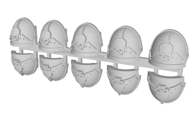 10x Storm Lords - G:10a Shoulder Pads