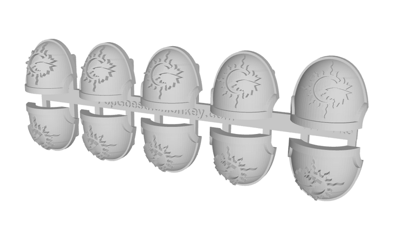 10x Sun Wolves - G:10a Left Shoulders