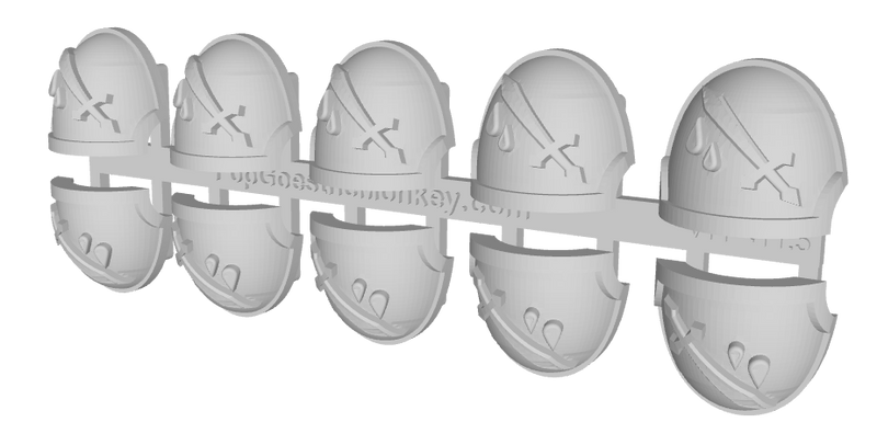 10x Weeping Swords - G:10a Shoulder Pads