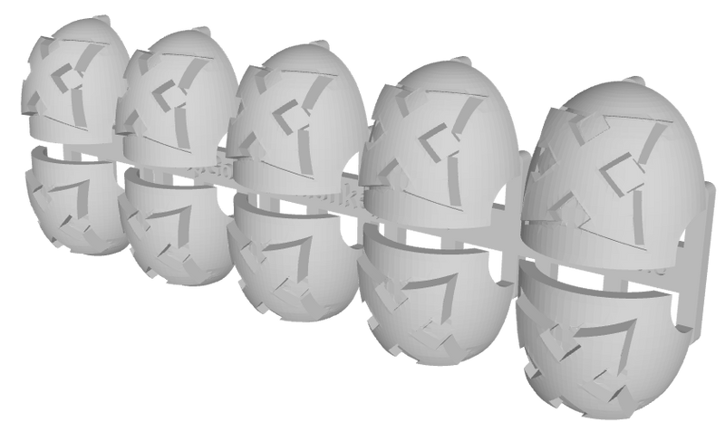 10x Assault 2 - G:10 Right Shoulder Pads