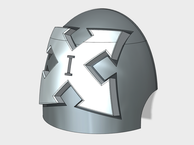 10x Assault 2/ 1st Squad - G:10 Right Shoulder Pads