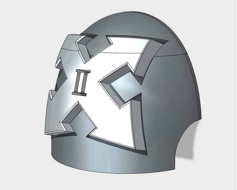 10x Assault 2/ 2nd Squad - G:10 Right Shoulder Pads