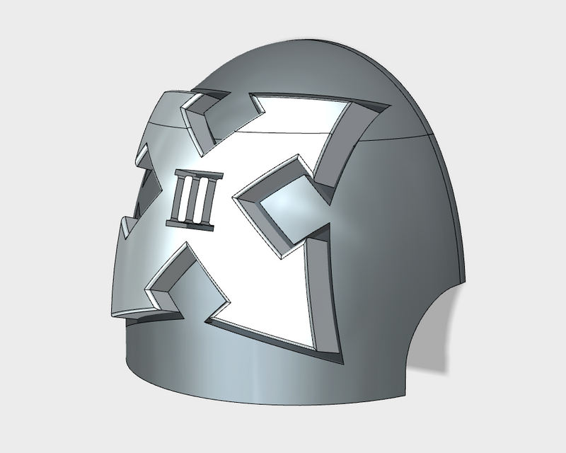 10x Assault 2/ 3rd Squad - G:10 Right Shoulder Pads