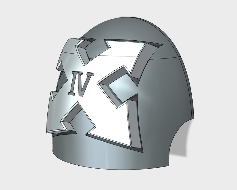 10x Assault 2/ 4th Squad - G:10 Right Shoulder Pads