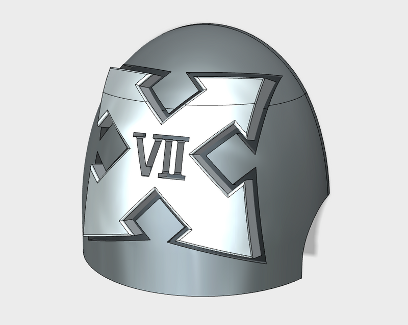 10x Assault 2/ 7th Squad - G:10 Right Shoulder Pads
