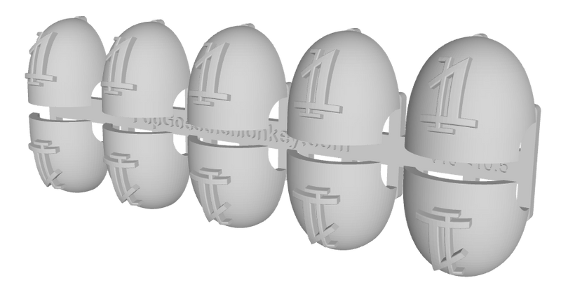 10x Ogothic #1 - G:10 Right Shoulder Pads