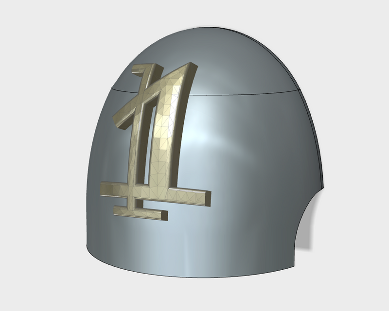 10x Ogothic #1 - G:10 Right Shoulder Pads