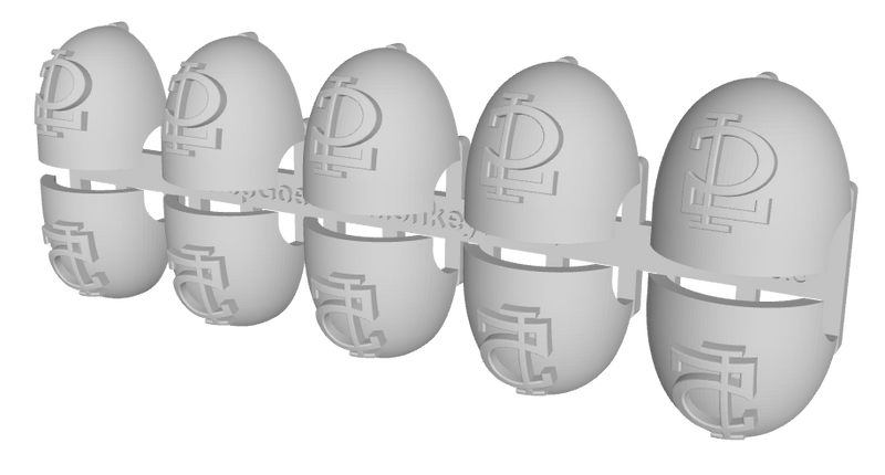 10x Ogothic #2 - G:10 Right Shoulder Pads
