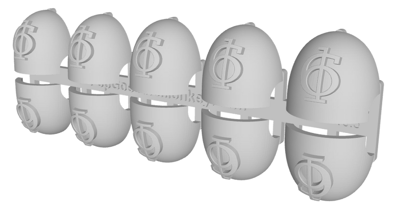 10x Ogothic #6 - G:10 Right Shoulder Pads