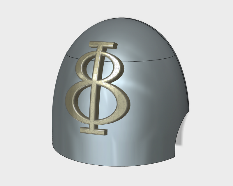 10x Ogothic #8 - G:10 Right Shoulder Pads
