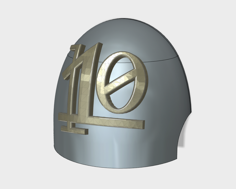 10x Ogothic #10 - G:10 Right Shoulder Pads