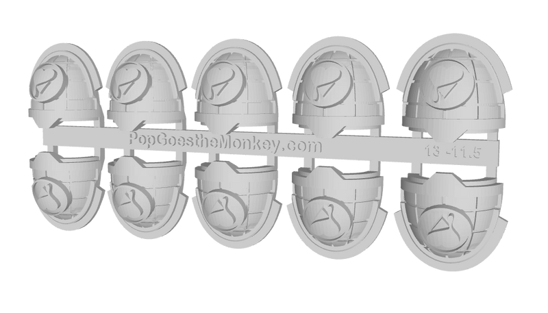 10x Lamented Heart 2 - G:11b Shoulder Pads