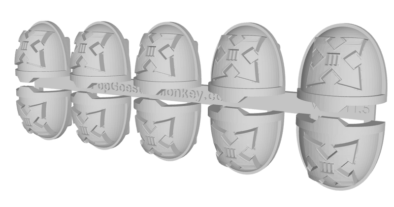 10x Assault 2/ 3rd Squad - G:11a Shoulder Pads