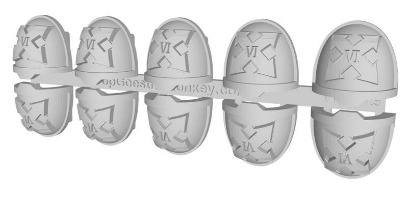 10x Assault 2/ 6th Squad - G:11a Shoulder Pads
