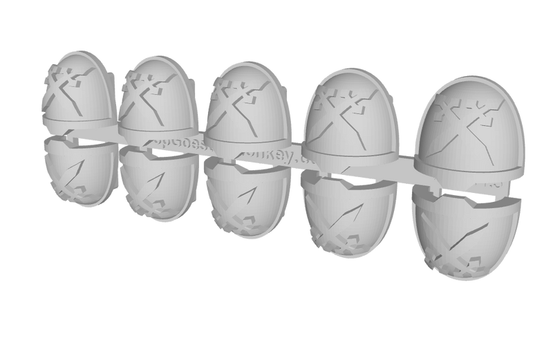 10x Covenant Guardians - G:11a Shoulder Pads