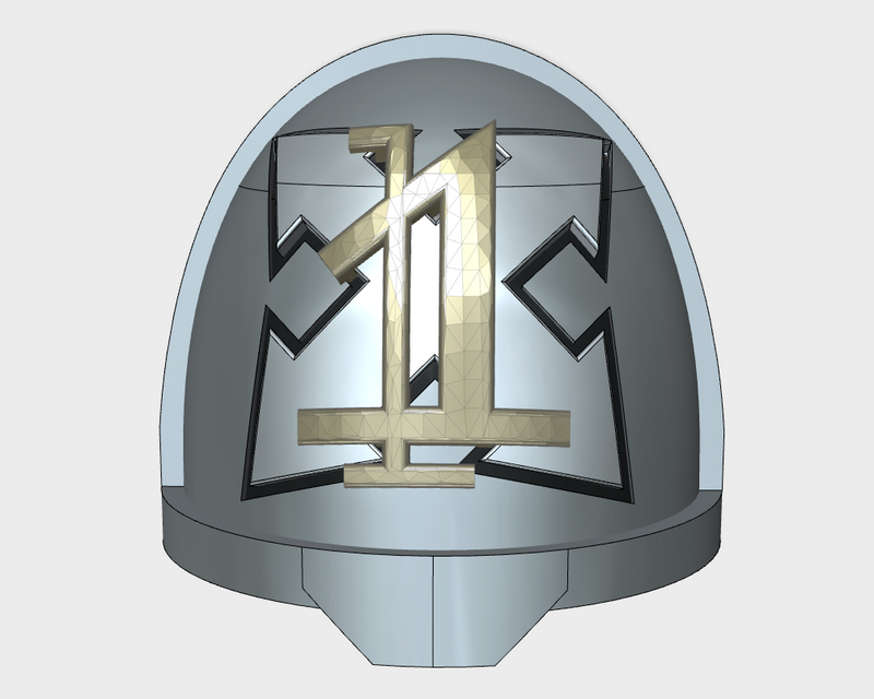 10x Assault 2/ Goth 1 - G:11a Shoulder Pads