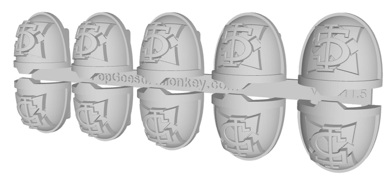 10x Assault 2/ Goth 5 - G:11a Shoulder Pads