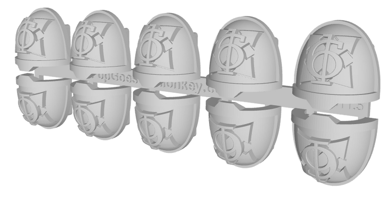 10x Assault 2/ Goth 6 - G:11a Shoulder Pads