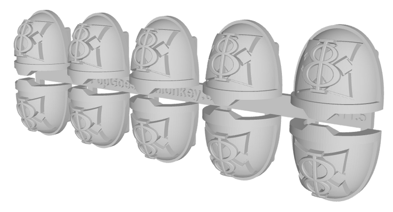 10x Assault 2/ Goth 8 - G:11a Shoulder Pads