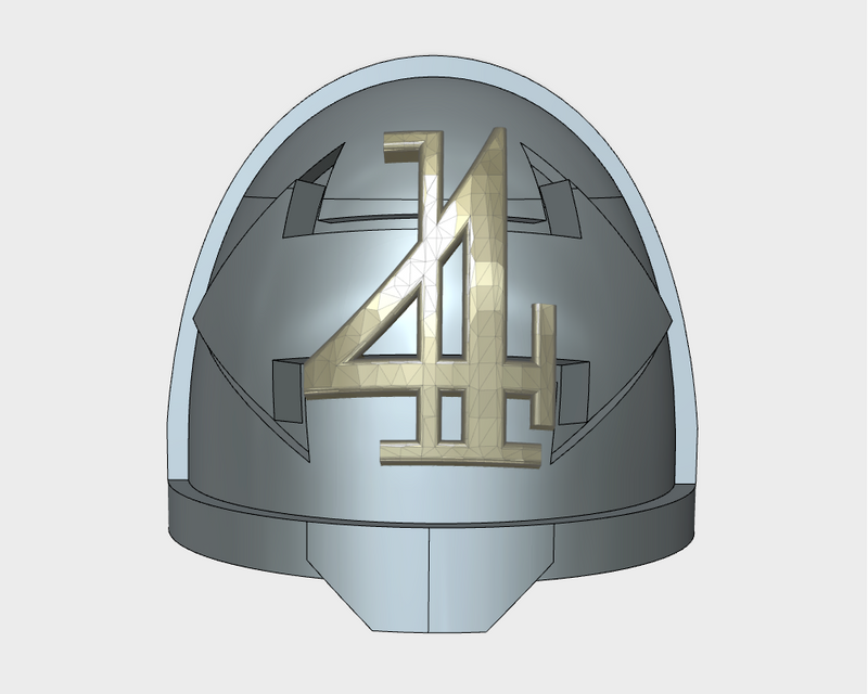 10x Dbl-Arrow /Goth 4 - G:11a Shoulder Pads
