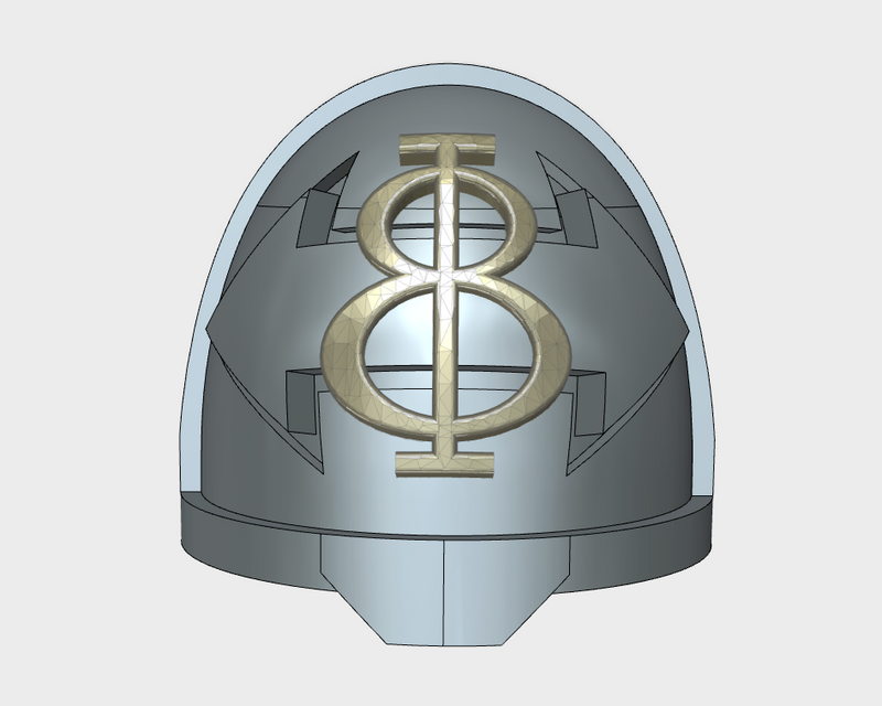 10x Dbl-Arrow /Goth 8 - G:11a Shoulder Pads