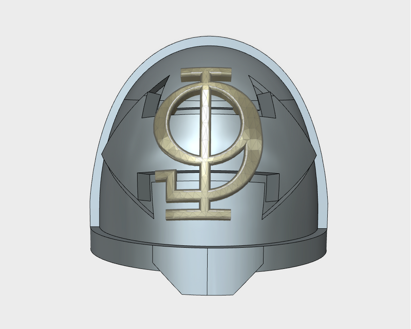 10x Dbl-Arrow /Goth 9 - G:11a Shoulder Pads