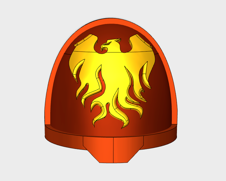 10x Fire Hawks - G:11a Shoulder Pads