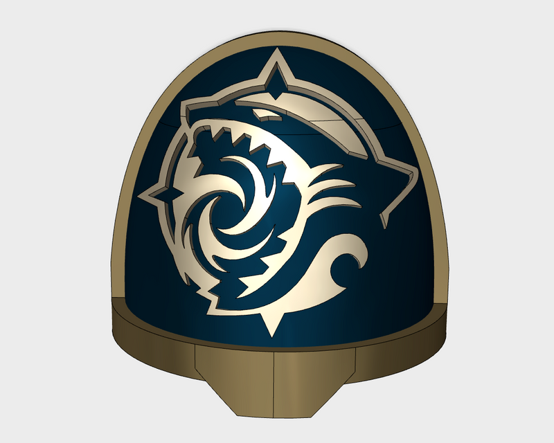 10x Leviathan Wardens - G:11a Shoulder Pads
