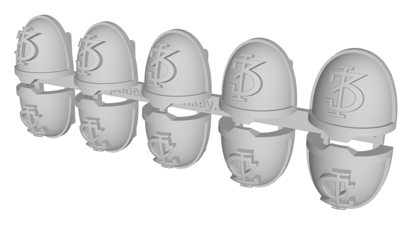 10x Ogothic #3 - G:11a Shoulder Pads